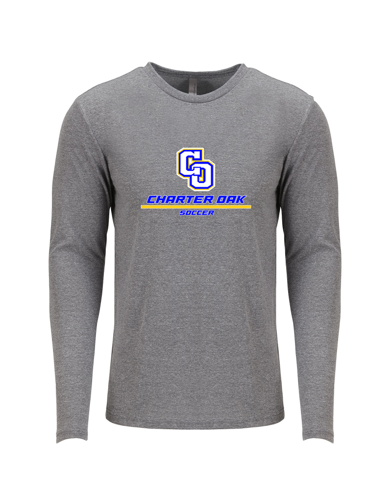 Charter Oak HS Girls Soccer Split - Tri Blend Long Sleeve