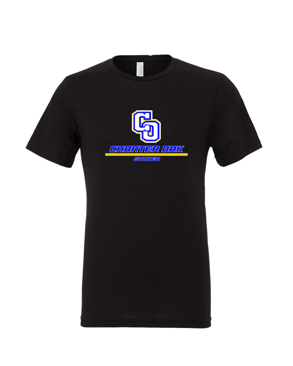 Charter Oak HS Girls Soccer Split - Mens Tri Blend Shirt