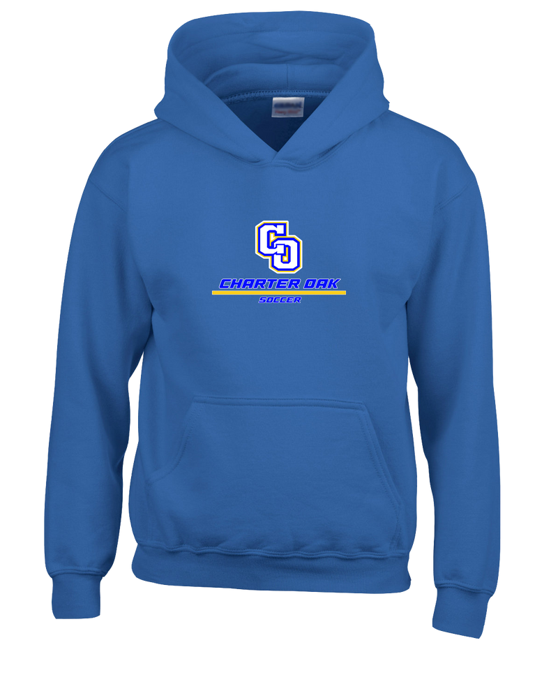 Charter Oak HS Girls Soccer Split - Cotton Hoodie