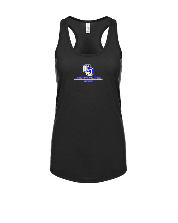 Charter Oak HS Girls Soccer Split - Womens Tank Top