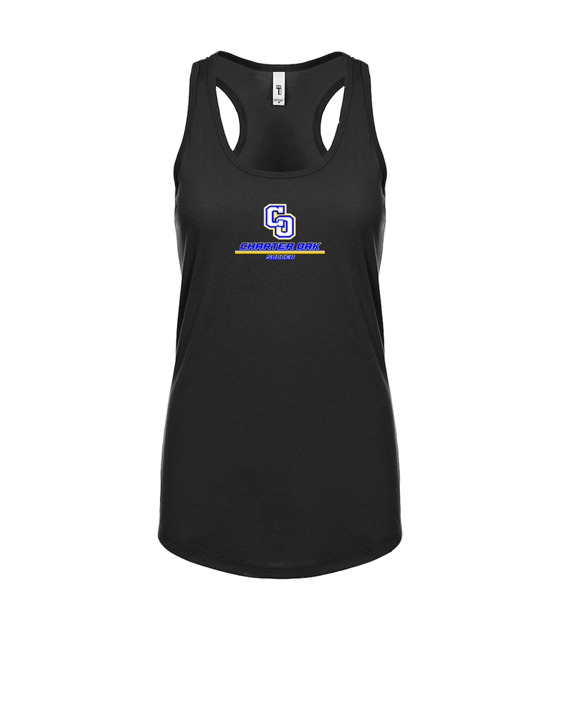 Charter Oak HS Girls Soccer Split - Womens Tank Top