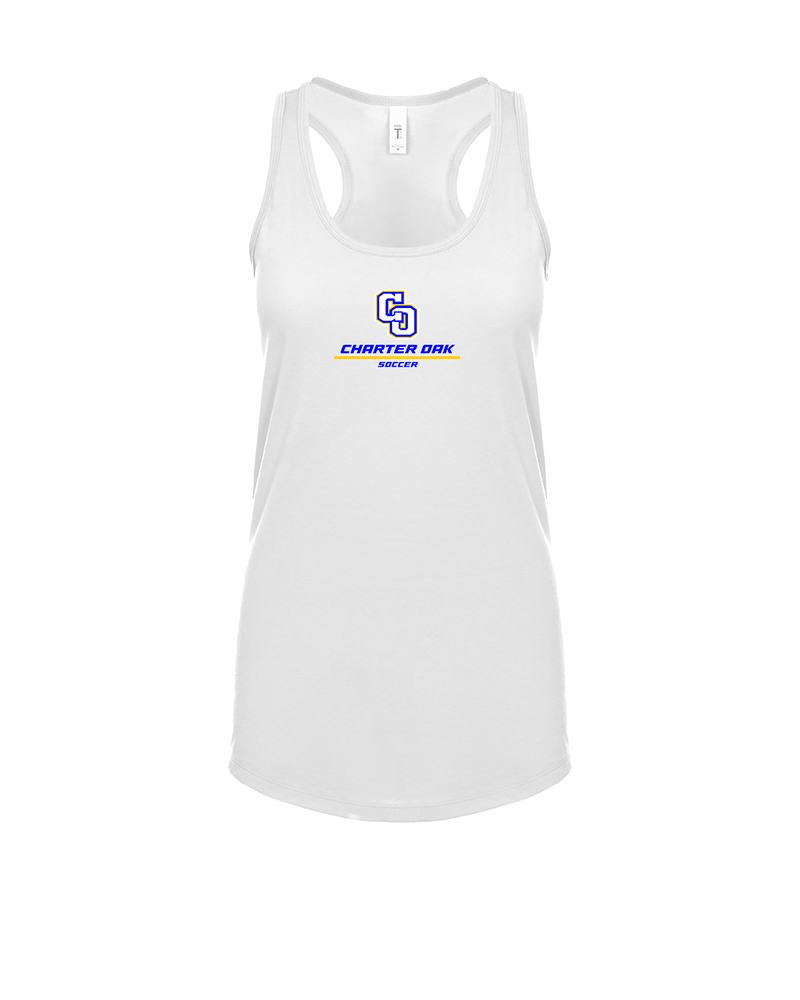 Charter Oak HS Girls Soccer Split - Womens Tank Top