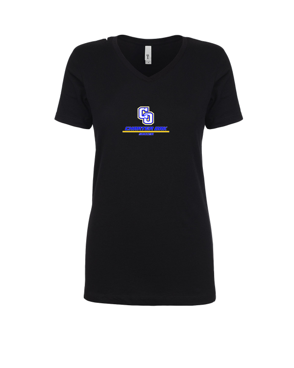 Charter Oak HS Girls Soccer Split - Womens V-Neck
