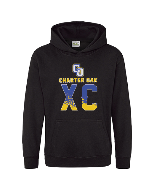 Charter Oak HS XC Splatter - Cotton Hoodie