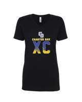 Charter Oak HS XC Splatter - Women’s V-Neck