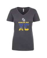 Charter Oak HS XC Splatter - Women’s V-Neck