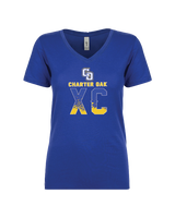 Charter Oak HS XC Splatter - Women’s V-Neck