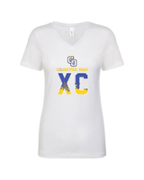 Charter Oak HS XC Splatter - Women’s V-Neck