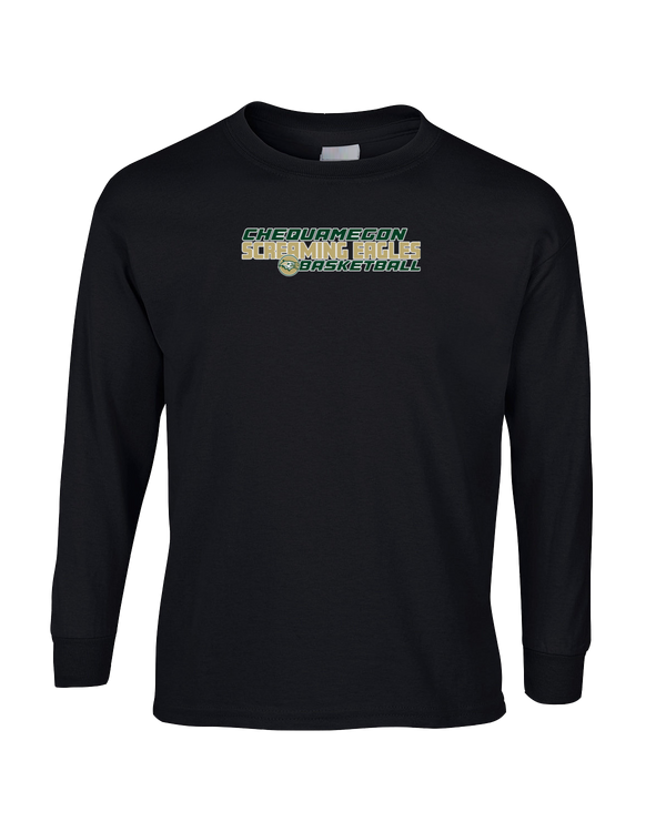 Chequamegon HS Boys Basketball Bold - Cotton Longsleeve