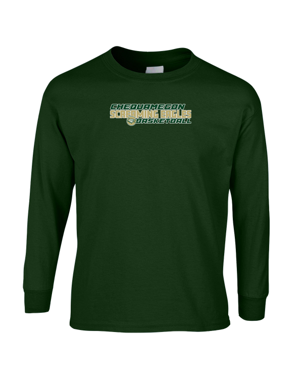 Chequamegon HS Boys Basketball Bold - Cotton Longsleeve