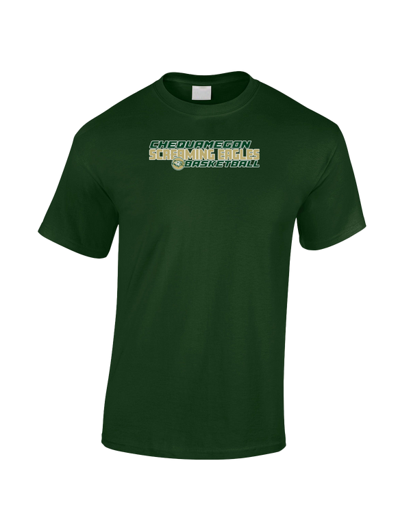 Chequamegon HS Boys Basketball Bold - Cotton T-Shirt