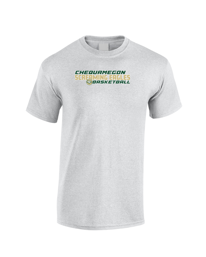 Chequamegon HS Boys Basketball Bold - Cotton T-Shirt