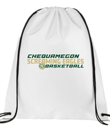 Chequamegon HS Boys Basketball Bold - Drawstring Bag