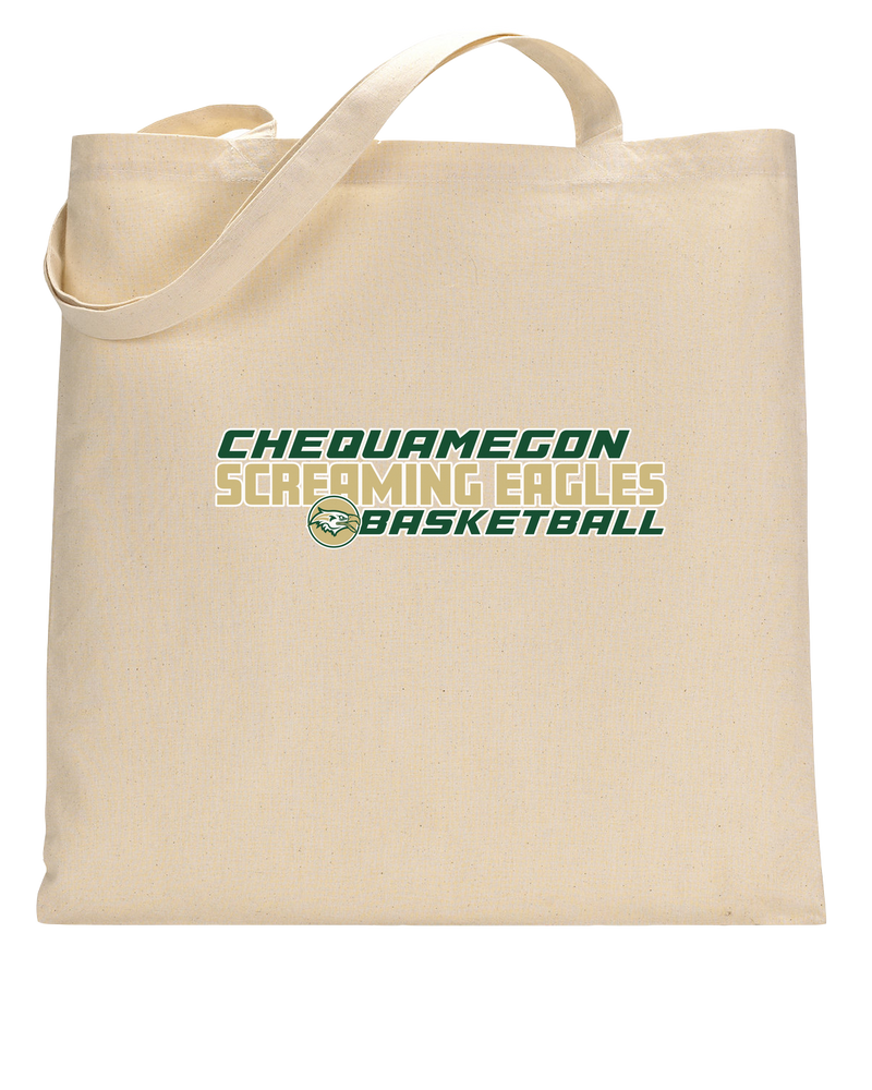 Chequamegon HS Boys Basketball Bold - Tote Bag