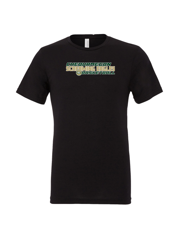 Chequamegon HS Boys Basketball Bold - Tri-Blend T-Shirt