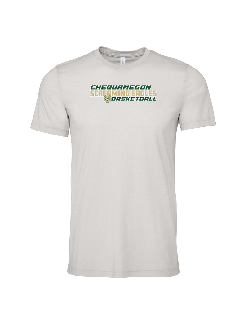 Chequamegon HS Boys Basketball Bold - Tri-Blend T-Shirt
