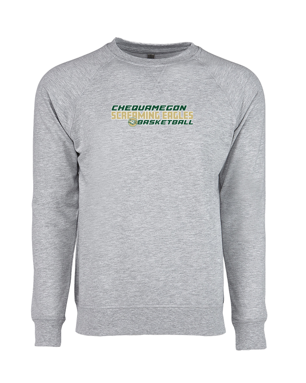 Chequamegon HS Boys Basketball Bold - Crewneck Sweatshirt