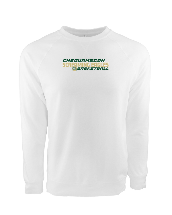Chequamegon HS Boys Basketball Bold - Crewneck Sweatshirt