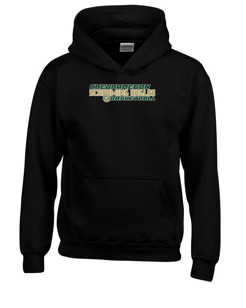 Chequamegon HS Boys Basketball Bold - Cotton Hoodie