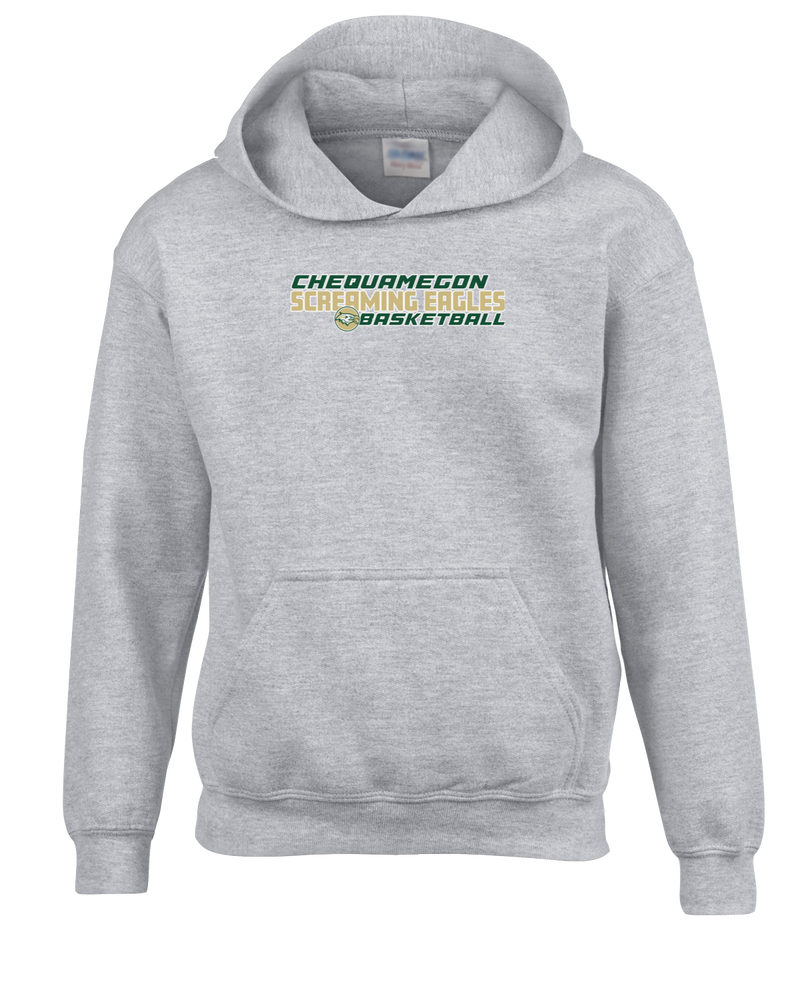 Chequamegon HS Boys Basketball Bold - Cotton Hoodie