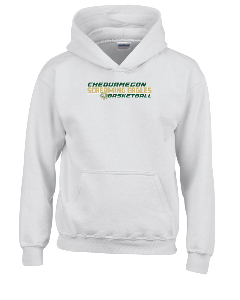 Chequamegon HS Boys Basketball Bold - Cotton Hoodie