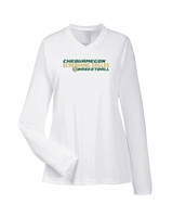 Chequamegon HS Boys Basketball Bold - Women's Performance Longsleeve Shirt