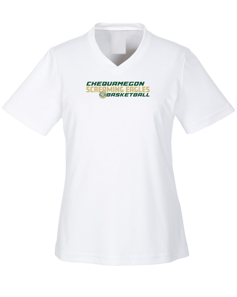 Chequamegon HS Boys Basketball Bold - Women's Performance Shirt