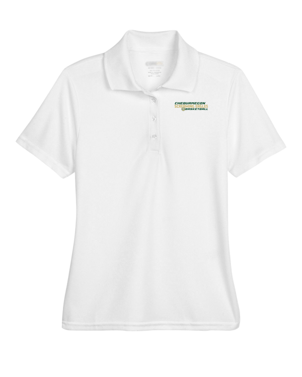 Chequamegon HS Boys Basketball Bold - Women's Polo