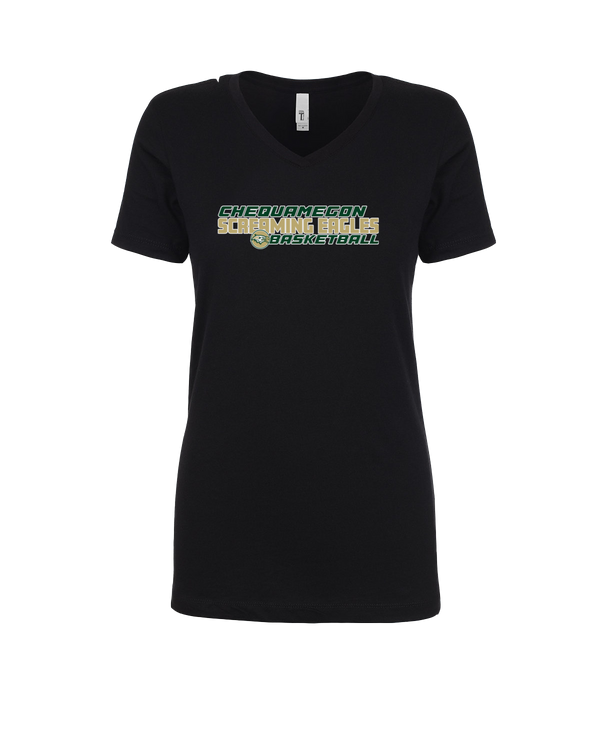 Chequamegon HS Boys Basketball Bold - Women’s V-Neck
