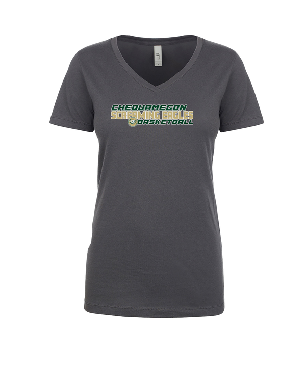 Chequamegon HS Boys Basketball Bold - Women’s V-Neck