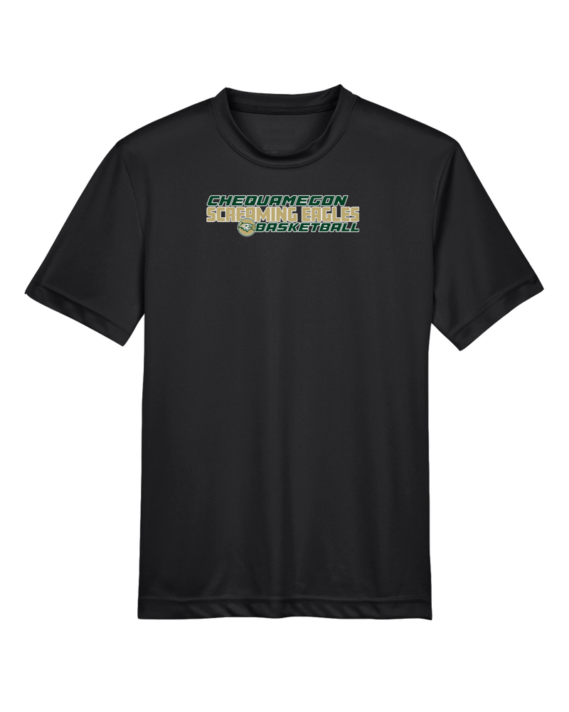 Chequamegon HS Boys Basketball Bold - Youth Performance T-Shirt