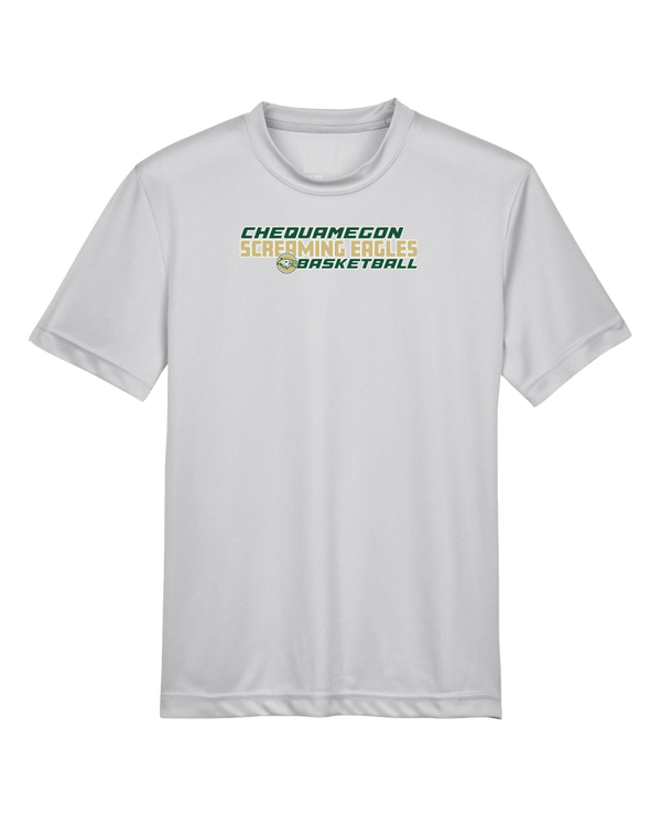Chequamegon HS Boys Basketball Bold - Youth Performance T-Shirt