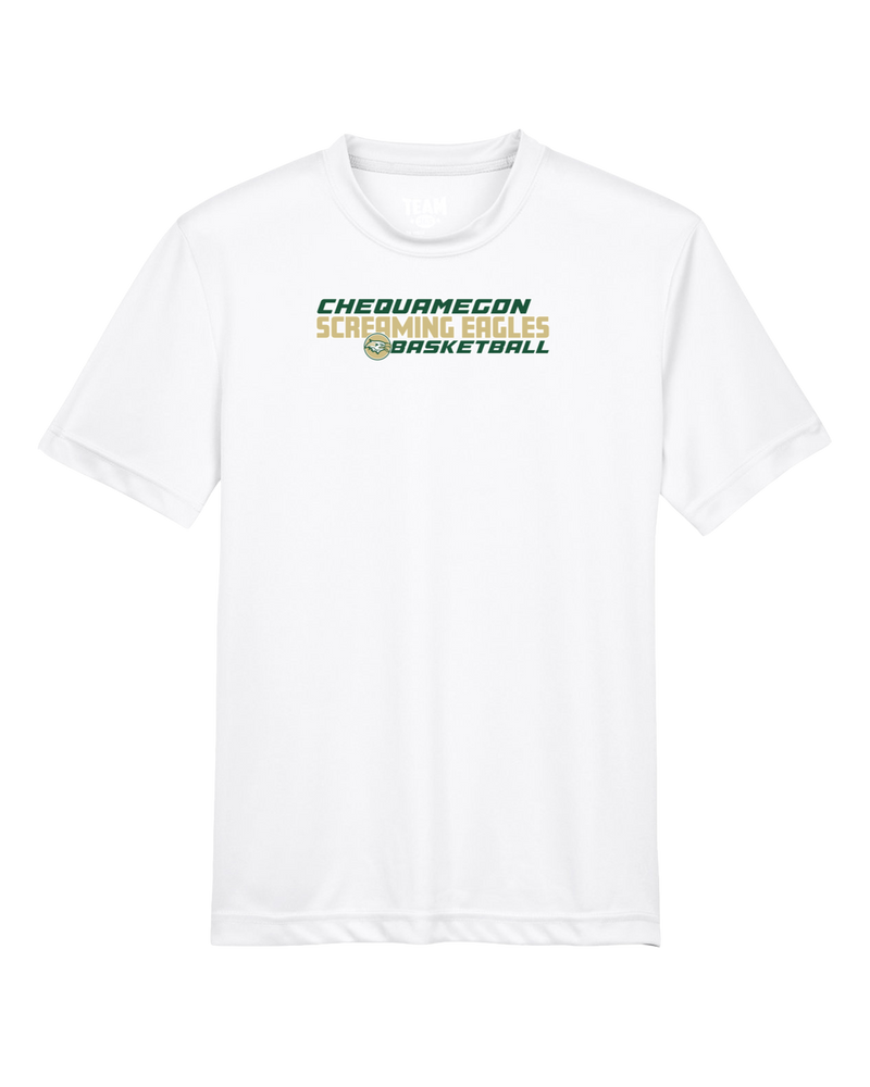 Chequamegon HS Boys Basketball Bold - Youth Performance T-Shirt