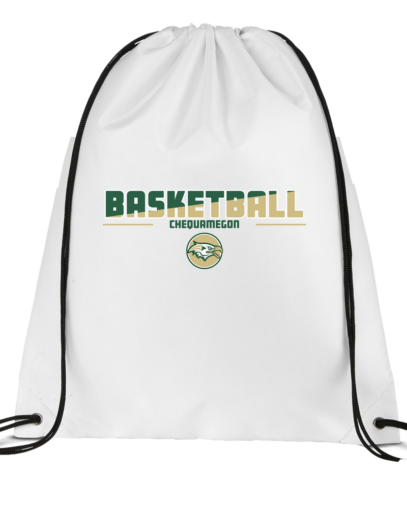 Chequamegon HS Boys Basketball Cut - Drawstring Bag
