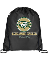 Chequamegon HS Boys Basketball Shadow - Drawstring Bag