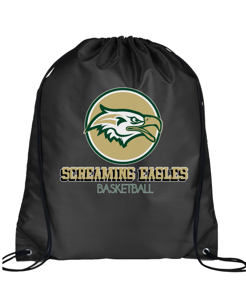 Chequamegon HS Boys Basketball Shadow - Drawstring Bag