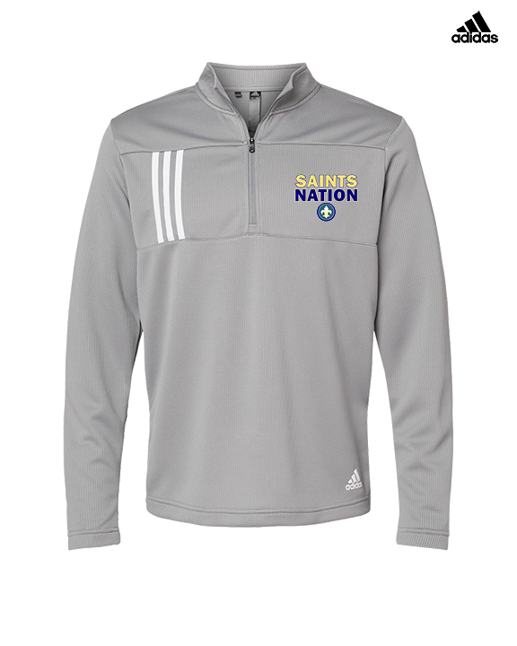 Chesterton Academy Football Nation - Mens Adidas Quarter Zip