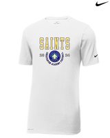 Chesterton Academy Football Swoop - Mens Nike Cotton Poly Tee