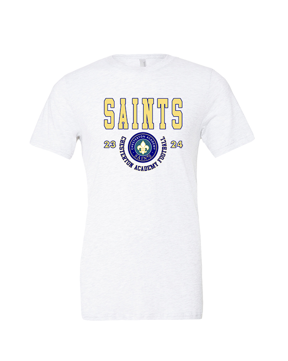Chesterton Academy Football Swoop - Tri-Blend Shirt