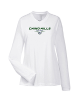 Chino Hills HS Football Design - Womens Performance Longsleeve