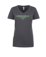 Chino Hills HS Football Design - Womens V-Neck