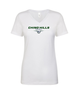 Chino Hills HS Football Design - Womens V-Neck