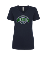 Chino Hills HS Football Toss - Womens Vneck