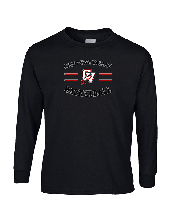 Chippewa Valley HS Boys Basketball Curve - Cotton Longsleeve