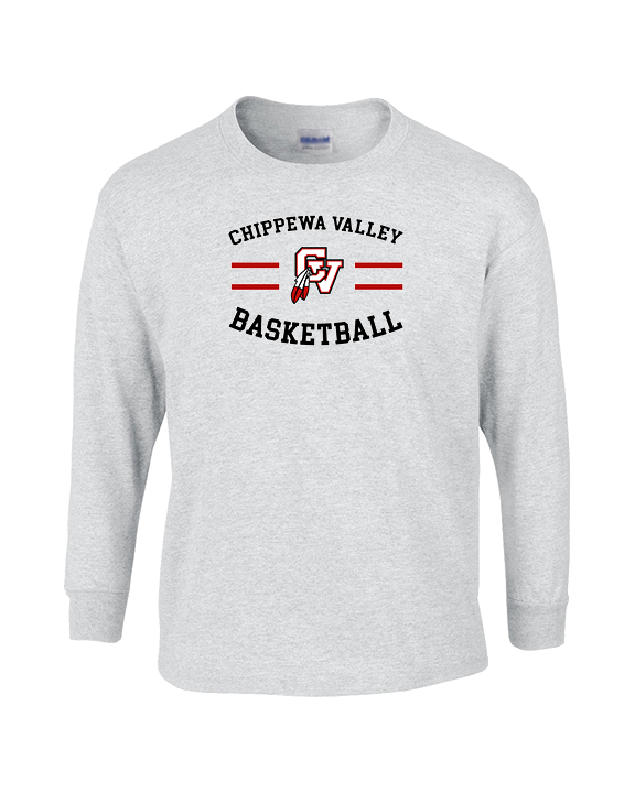 Chippewa Valley HS Boys Basketball Curve - Cotton Longsleeve