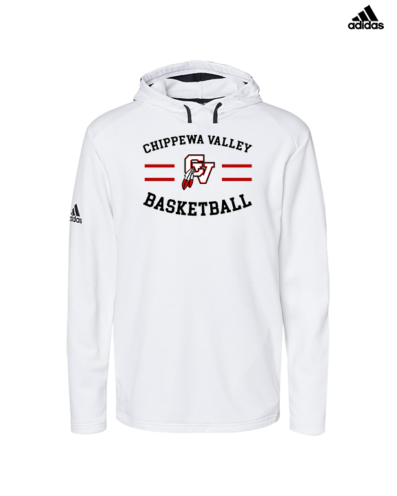 Chippewa Valley HS Boys Basketball Curve - Mens Adidas Hoodie
