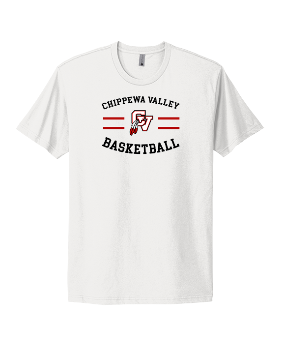 Chippewa Valley HS Boys Basketball Curve - Mens Select Cotton T-Shirt