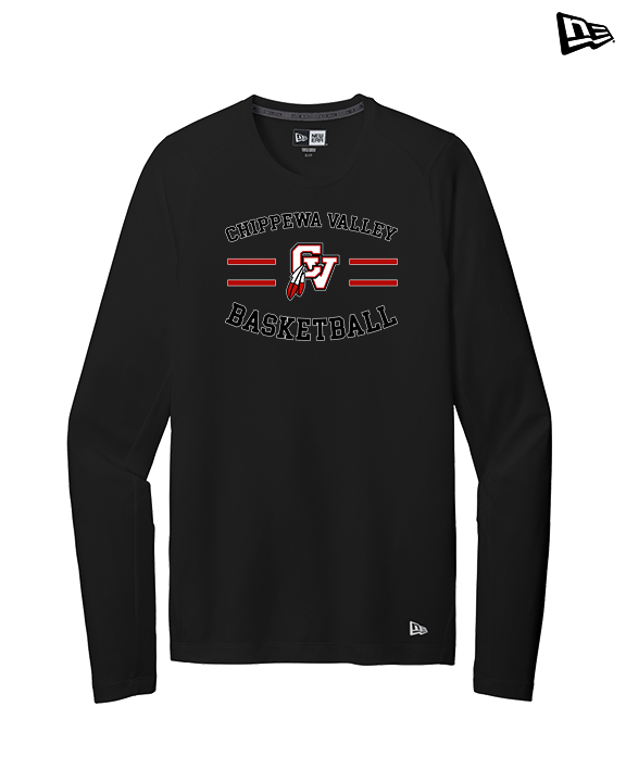 Chippewa Valley HS Boys Basketball Curve - New Era Performance Long Sleeve