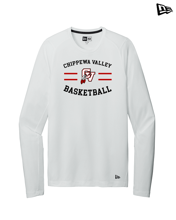 Chippewa Valley HS Boys Basketball Curve - New Era Performance Long Sleeve