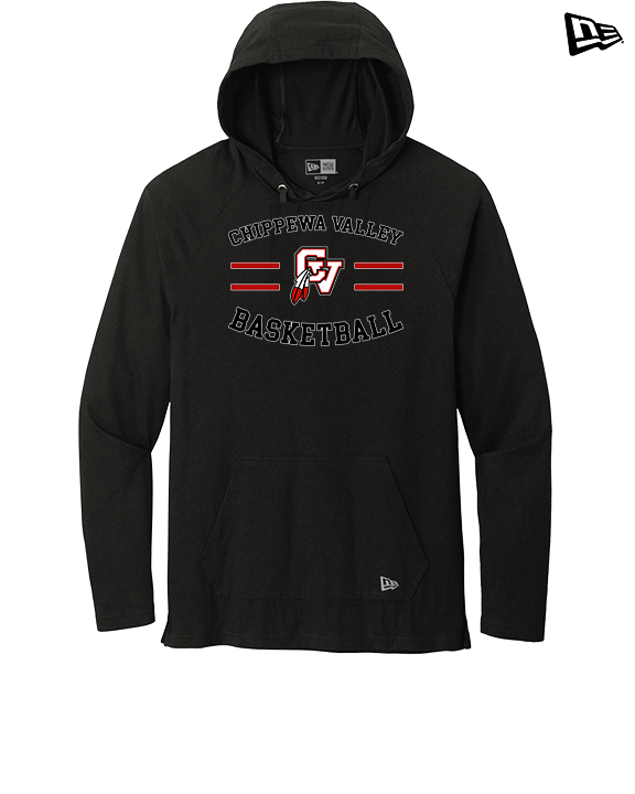 Chippewa Valley HS Boys Basketball Curve - New Era Tri-Blend Hoodie